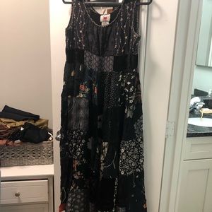 Long Patchwork Dress